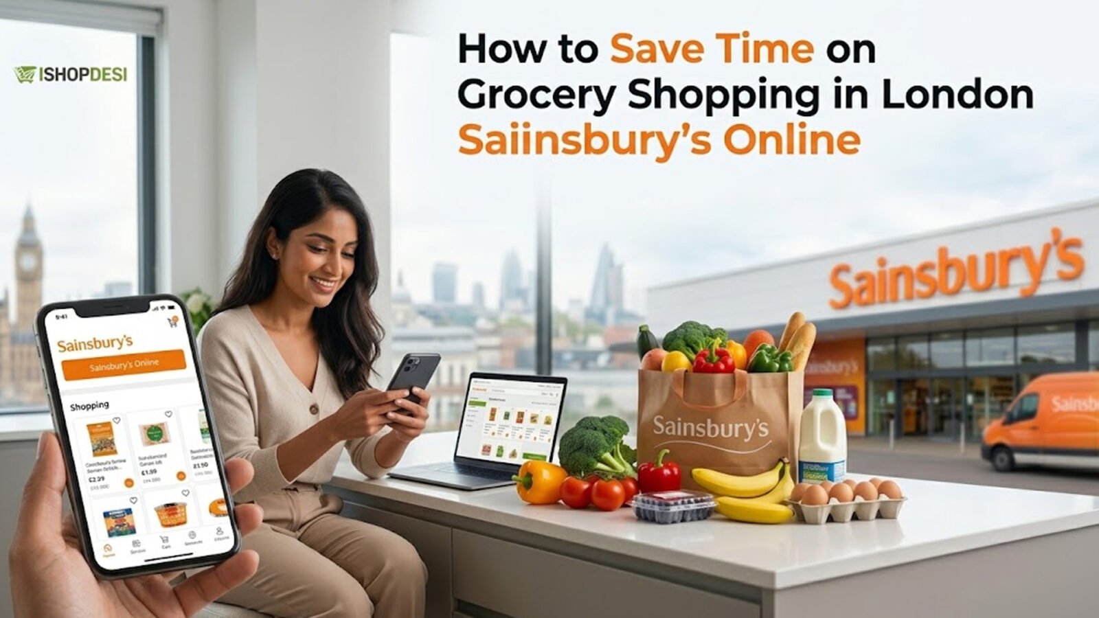 How to Save Time on Grocery Shopping in London with Sainsbury’s Online Delivery