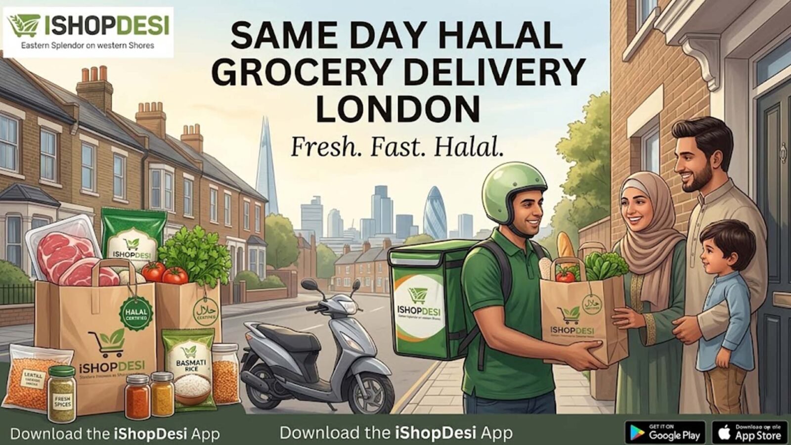 Same Day Halal Grocery Delivery London
