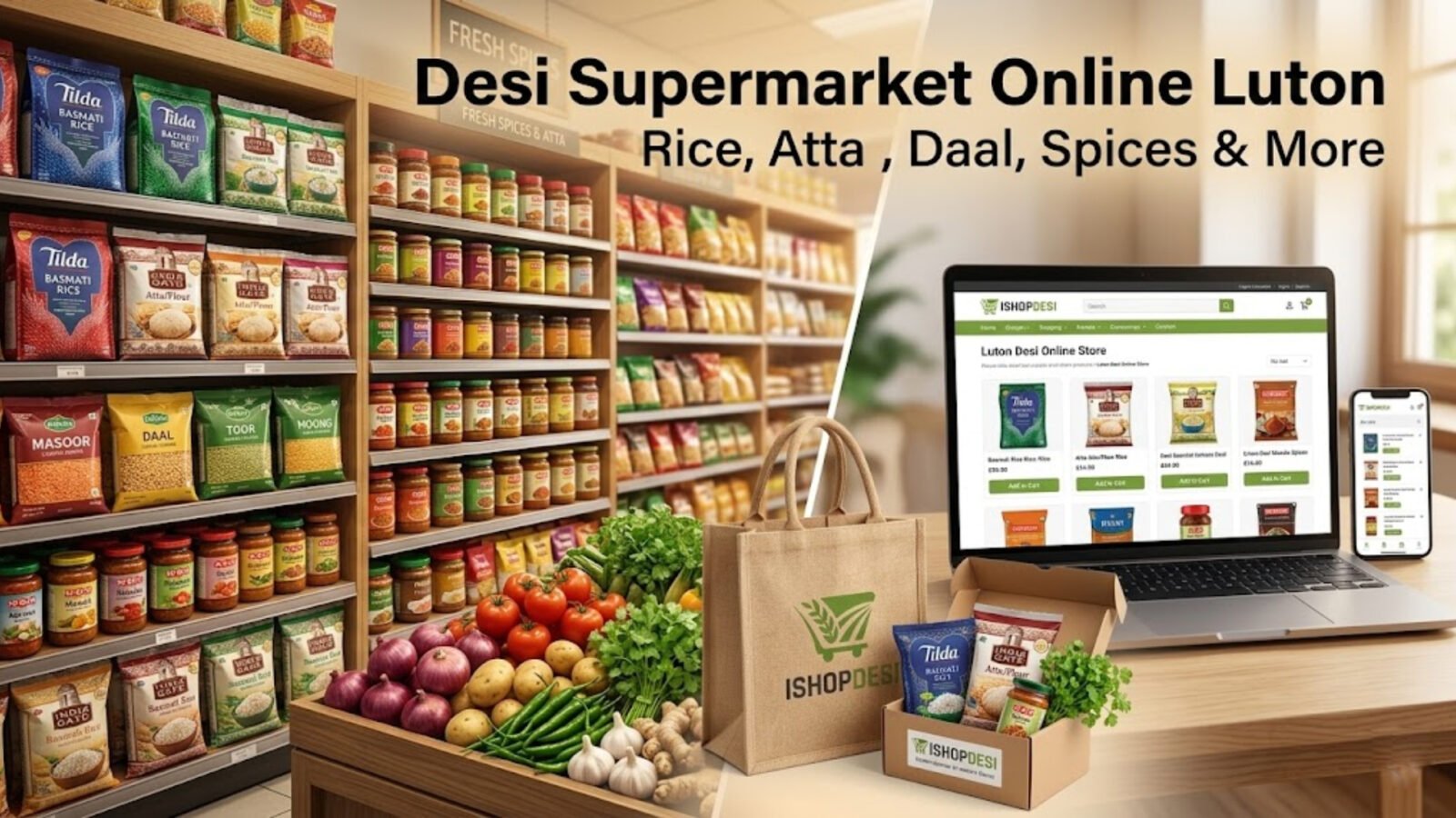 Desi Supermarket Online Luton
