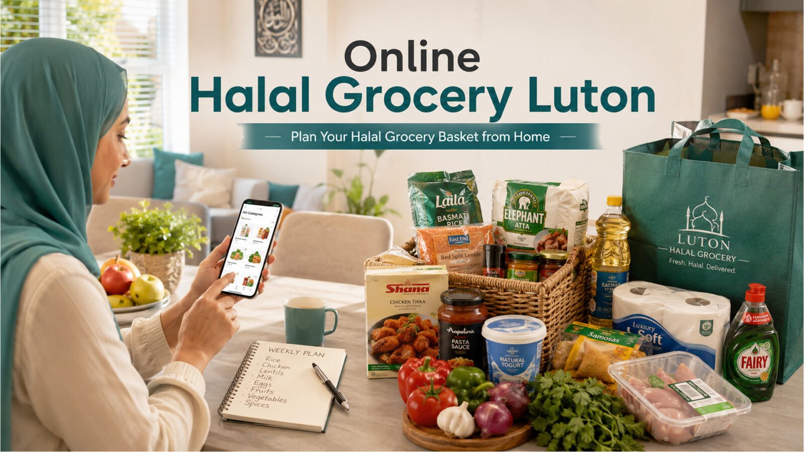 Online Halal Grocery Luton - Plan Your Halal Grocery Basket from Home