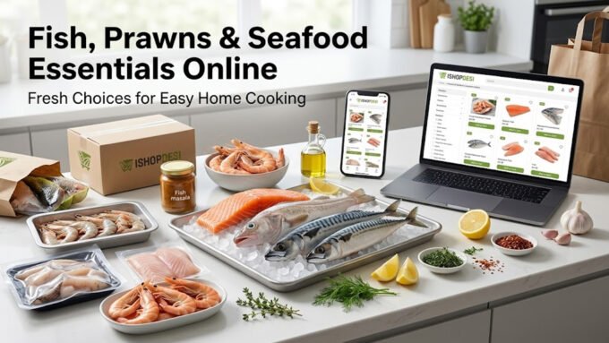 seafood online Luton - Order Fish, Prawns, and Seafood Essentials Online with IShopDesi