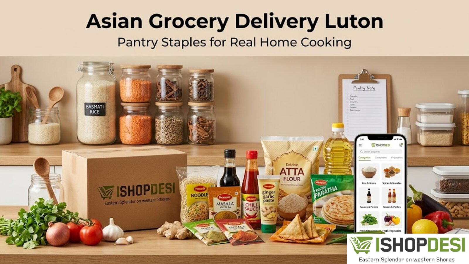 Asian Grocery Delivery Luton - Pantry Staples for Real Asian Home Cooking