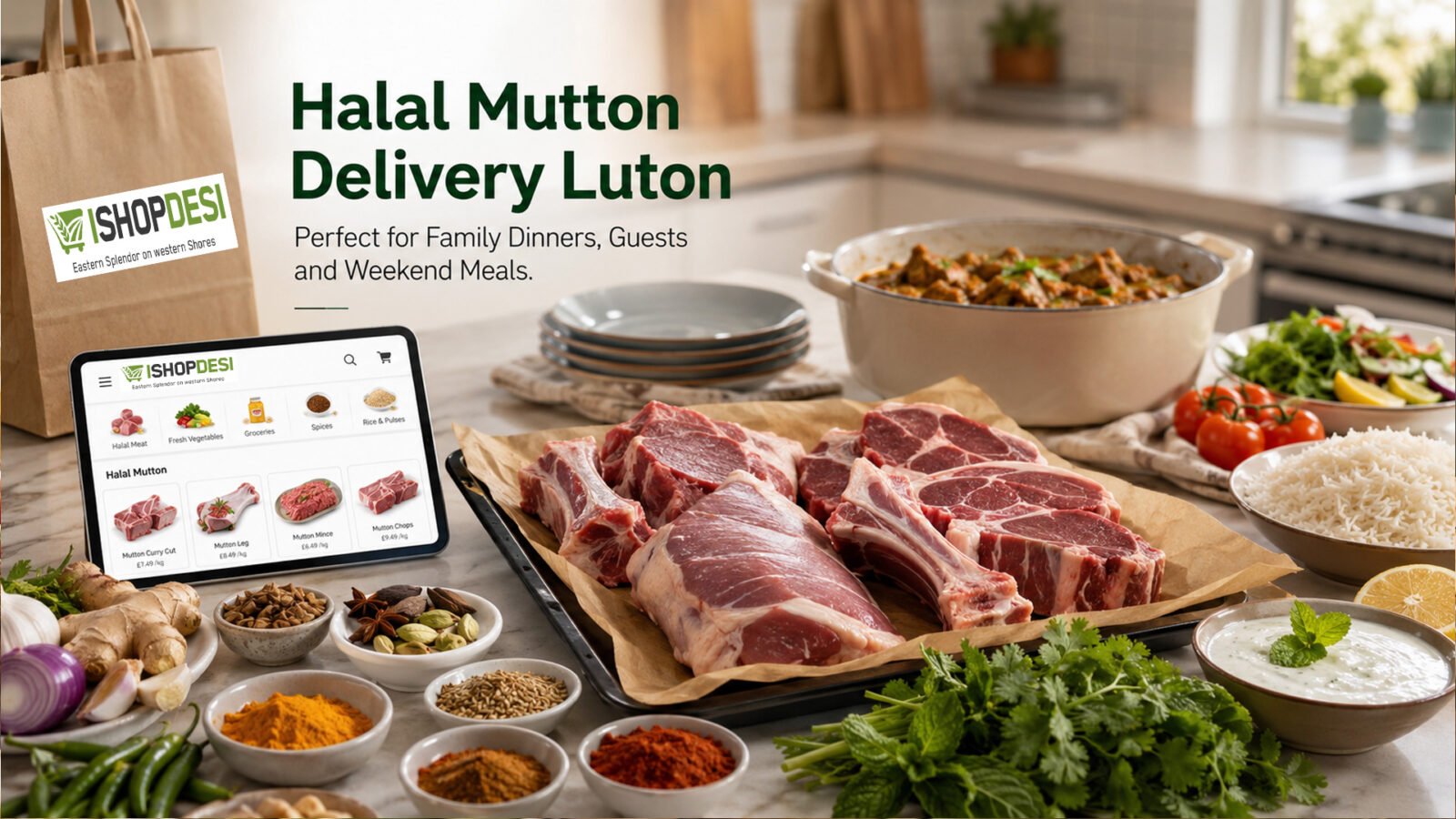 Halal Mutton Delivery Luton - Perfect for Family Dinners, Guests and Weekend Meals