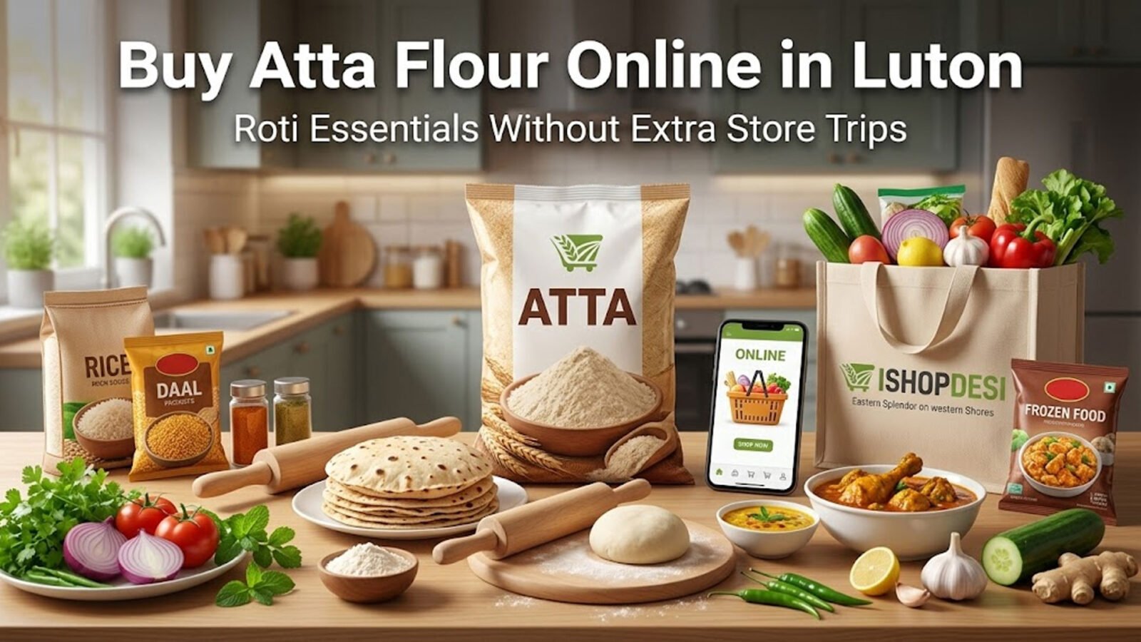 How Luton Families Can Buy Atta Flour Online Without Extra Store Trips