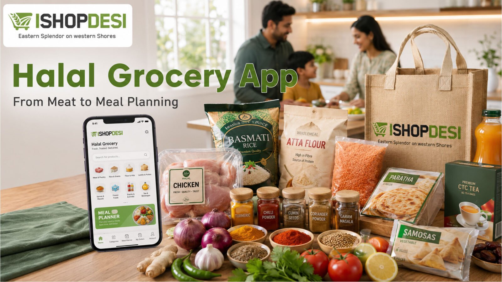Grocery Delivery App for Halal Food - From Halal Meat to Complete Meal Planning
