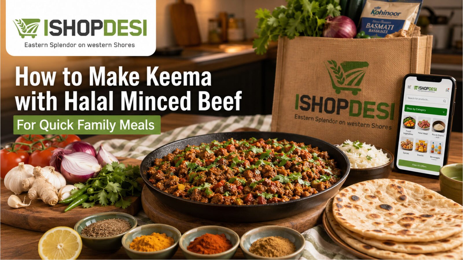 How to Make Keema with Halal Minced Beef for Quick Family Meals