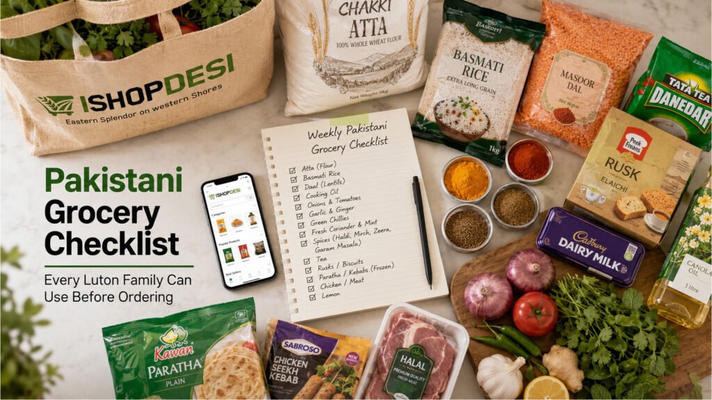 The Pakistani Grocery Checklist Every Luton Family Can Use Before Ordering