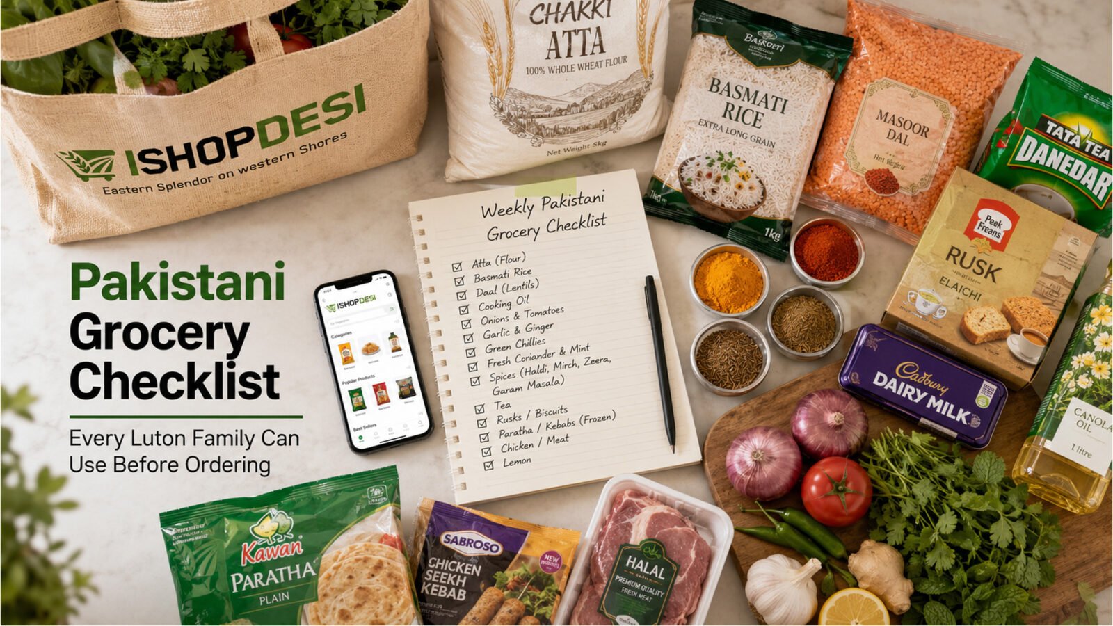 The Pakistani Grocery Checklist Every Luton Family Can Use Before Ordering