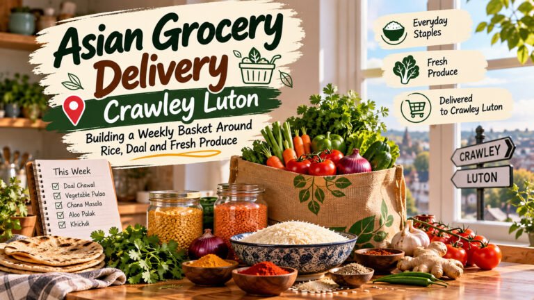 Asian Grocery Delivery Crawley Luton