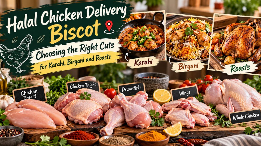 Halal Chicken Delivery Biscot