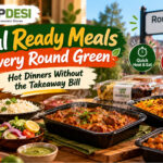 Halal Ready Meals Round Green