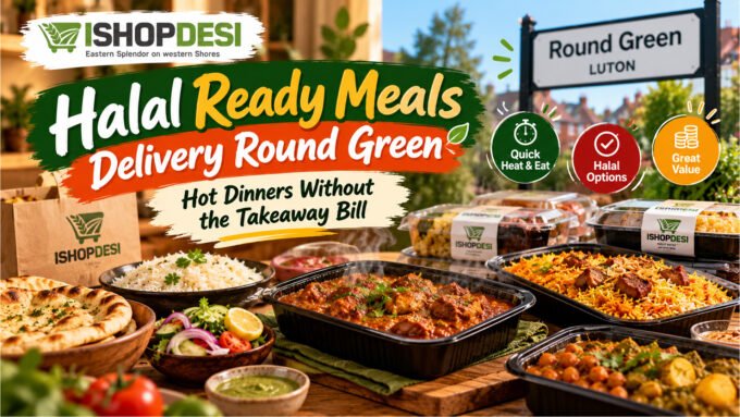 Halal Ready Meals Round Green