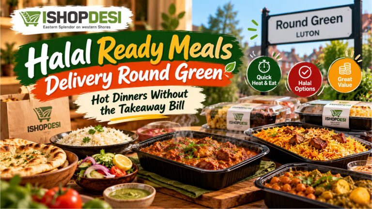 Halal Ready Meals Round Green