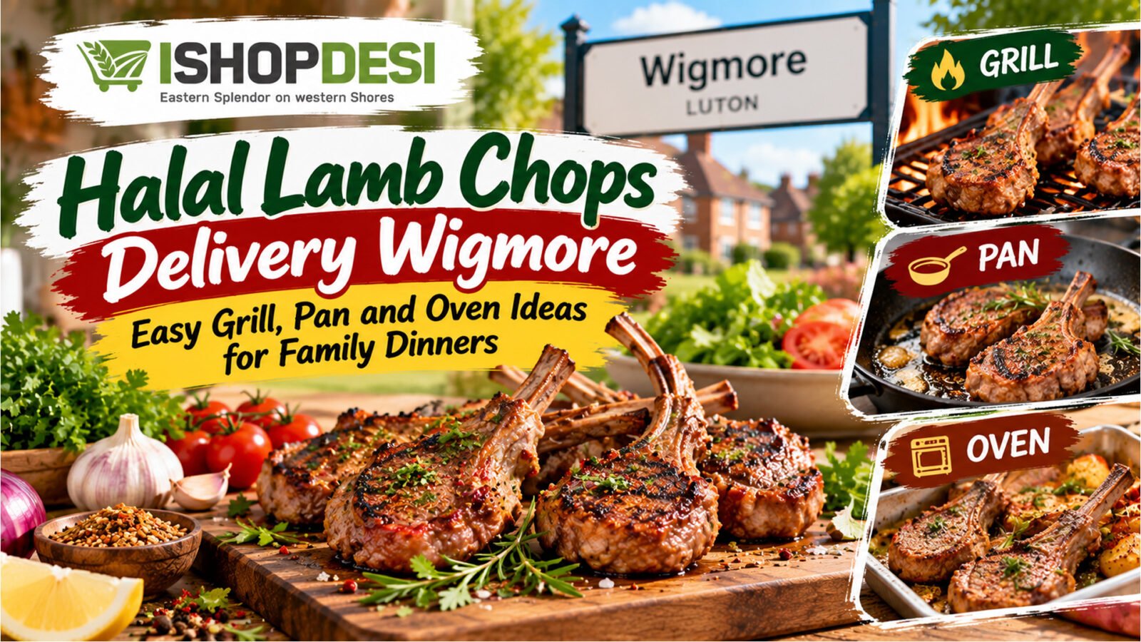 halal lamb chops delivery Wigmore