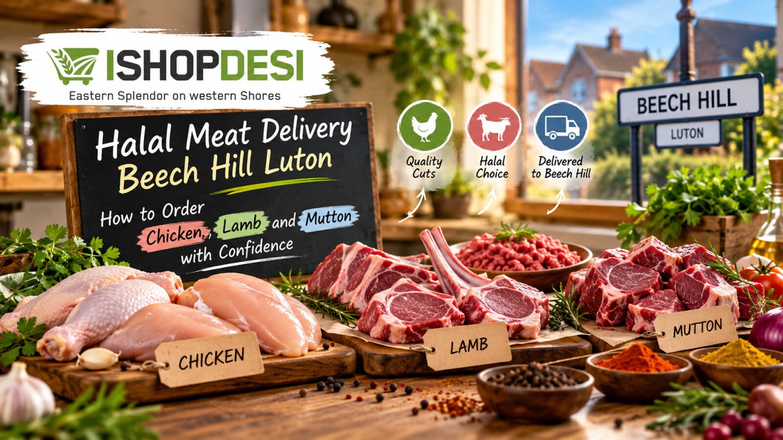 halal meat delivery Beech Hill Luton